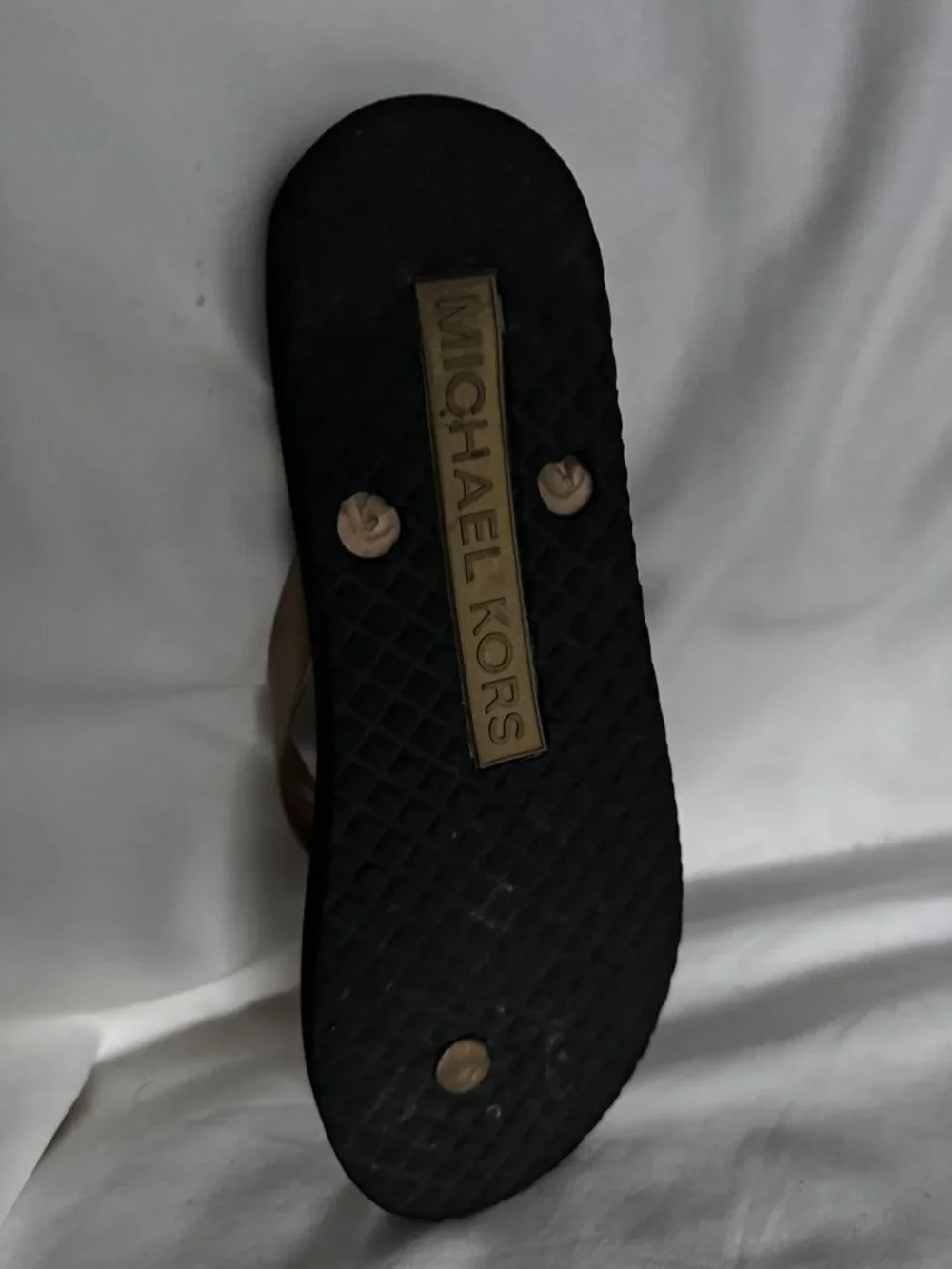 Michael Kors Eva Sole flip flops size 8